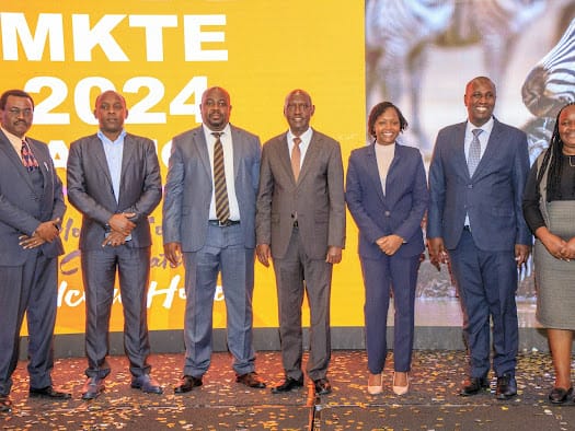 PS Tourism with tourism stakeholders during the launch of MTKE, 2024