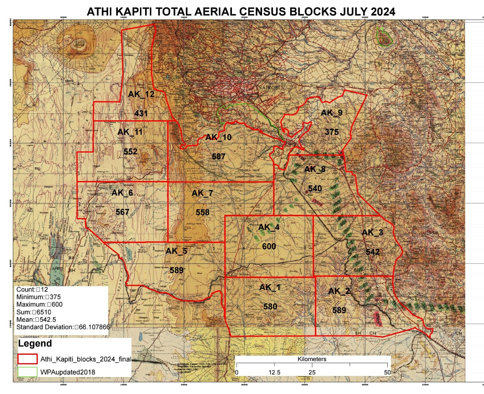 Athi Kapiti Aerial Census .Blocks July 2024
