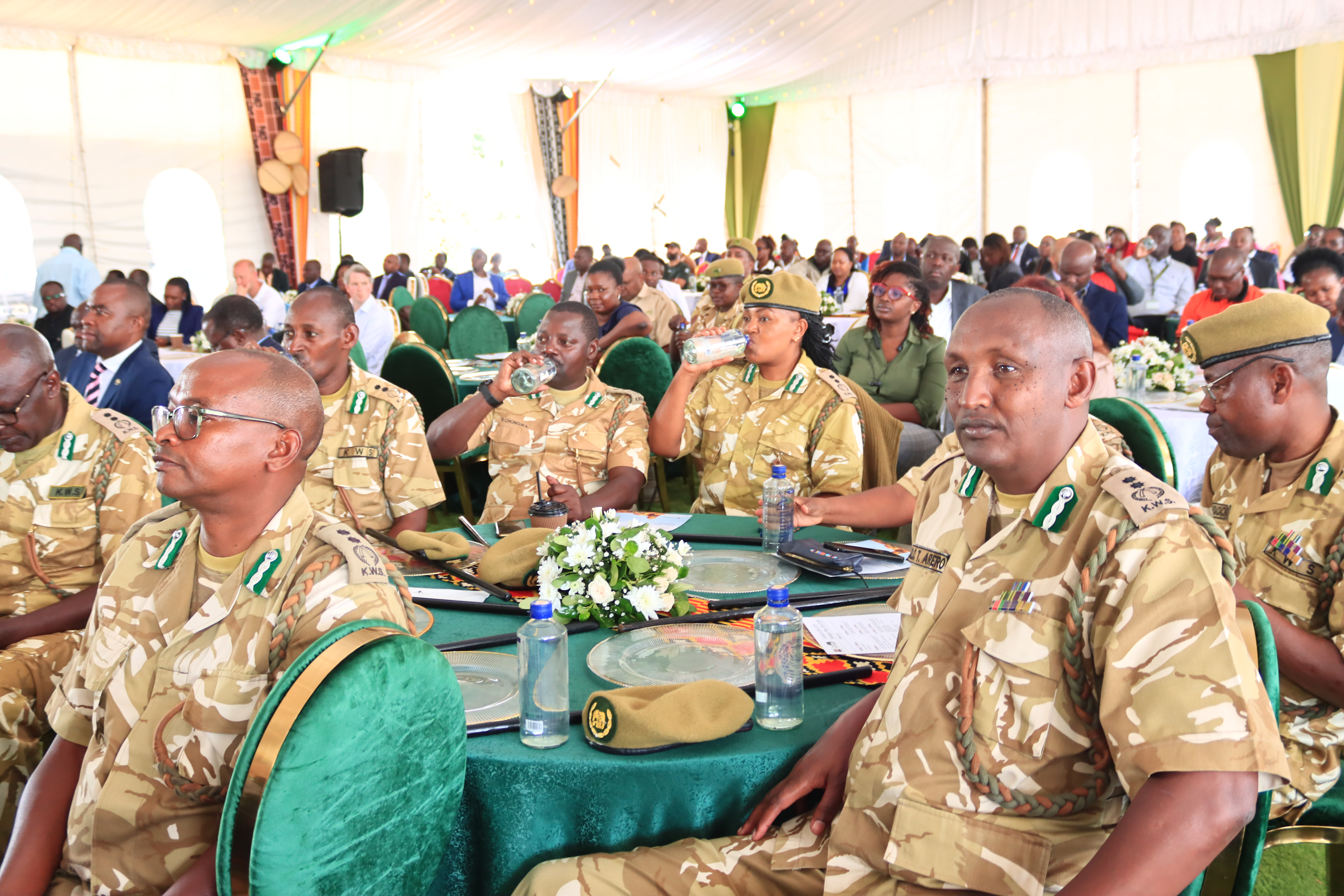 Stakeholders and Invited guests at the launch of KWS Strategic Launch