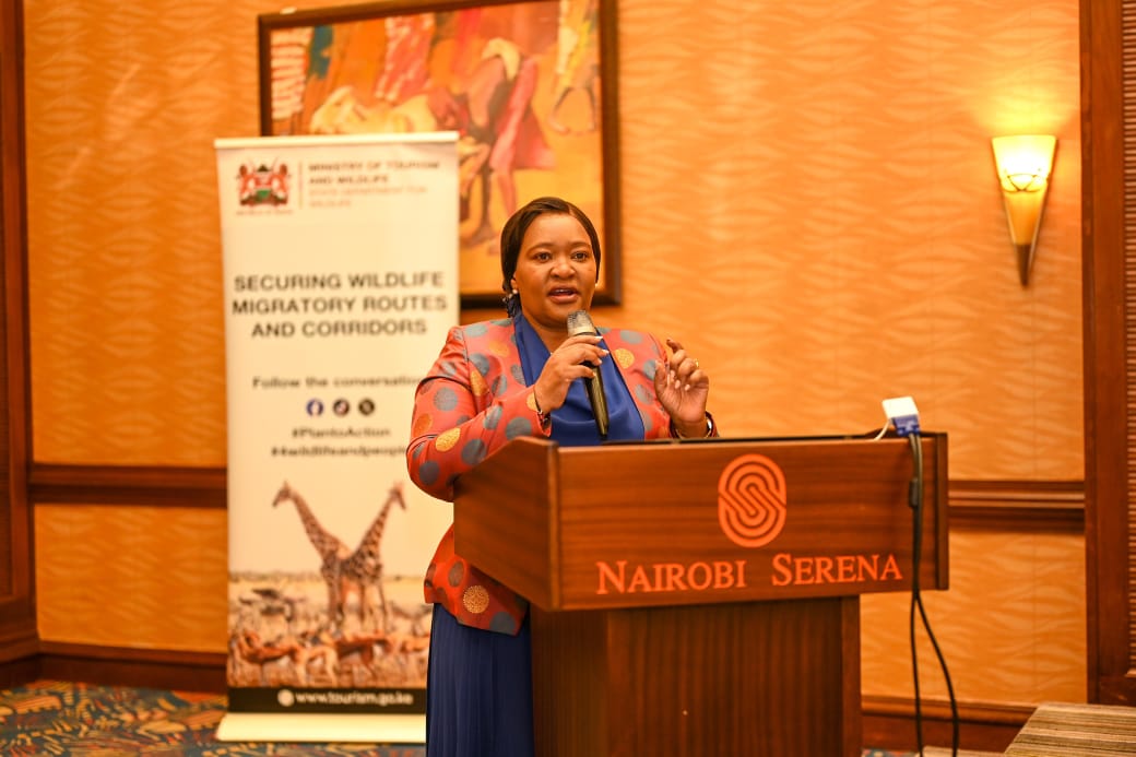 CS Miano addresses the development partners.