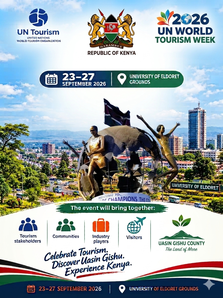 2026 UN World Tourism Week and World Tourism Day 23-27 Sept, University of Eldoret Grounds